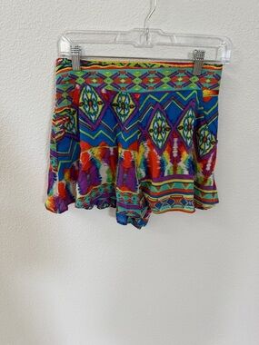 Aztec print shorts